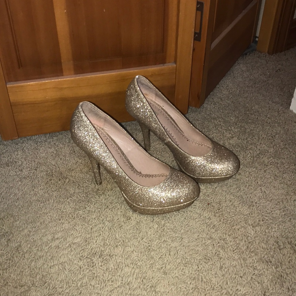 Champagne Gold Heels